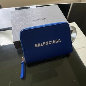 Unisex Balenciaga Zip Wallet / Coin Pouch